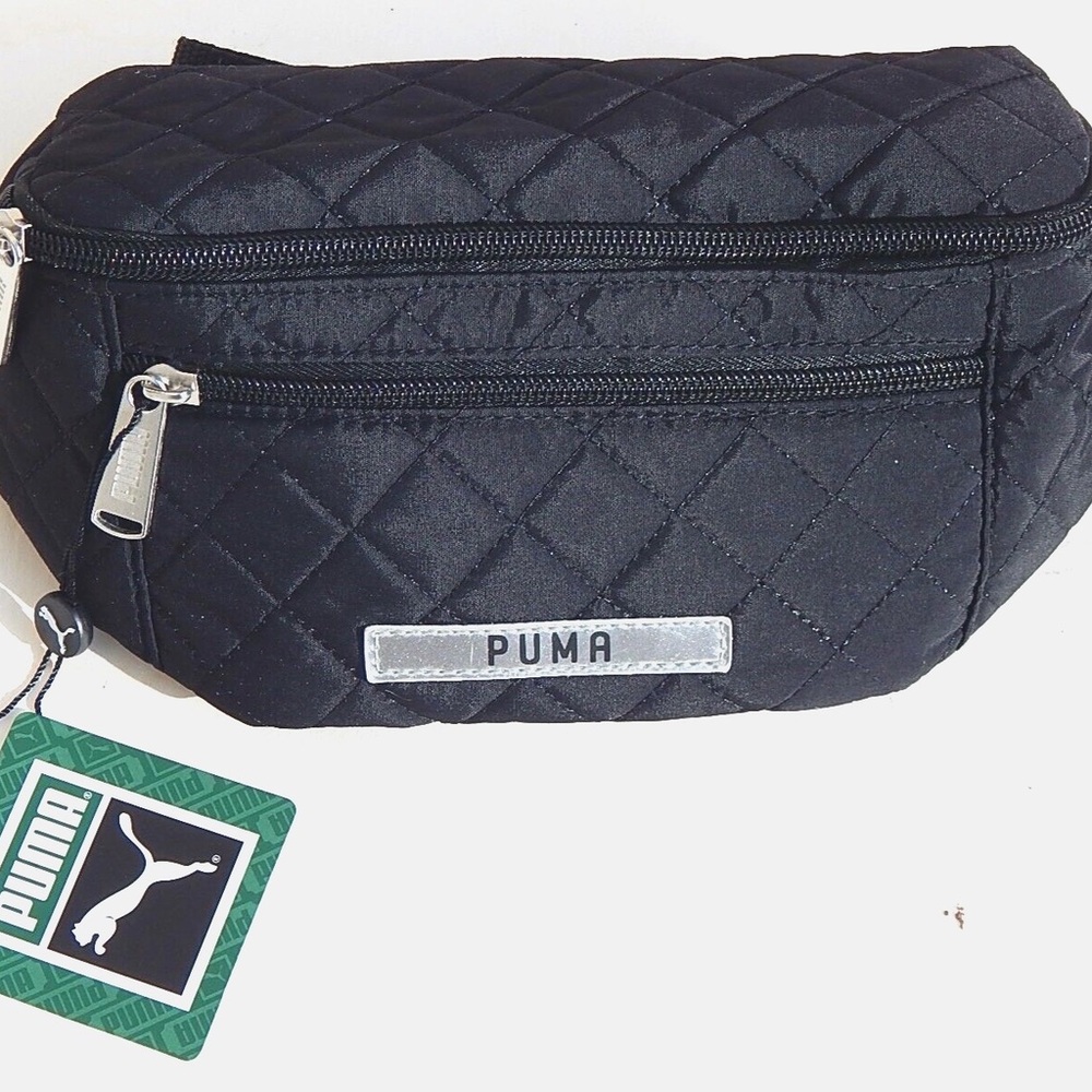 PUMA • ICON WAISTPACK BAG BLACK QUILTED UNISEX
